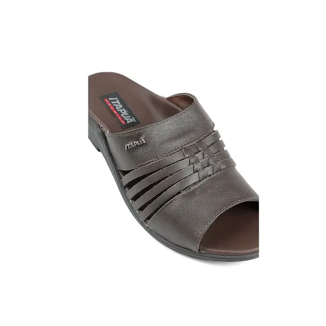 Chinelo Slide Itapuã Canoinha Marrom - Masculino