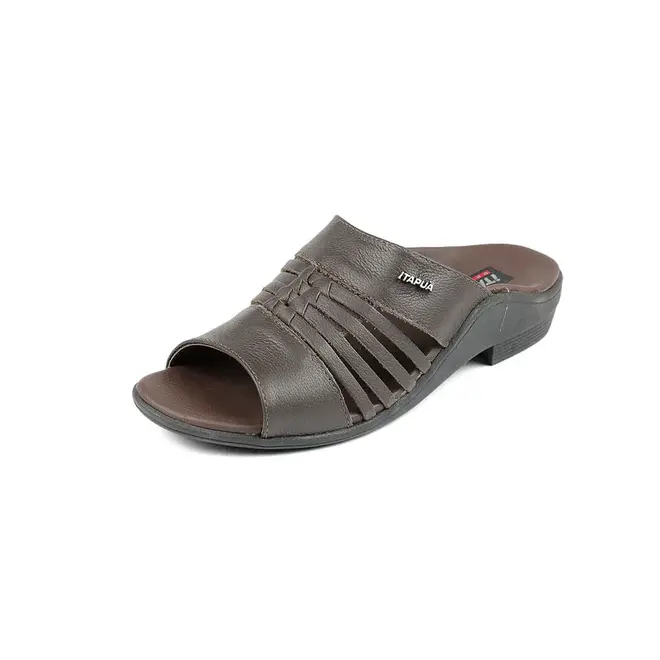 Chinelo Slide Itapuã Canoinha Marrom - Masculino