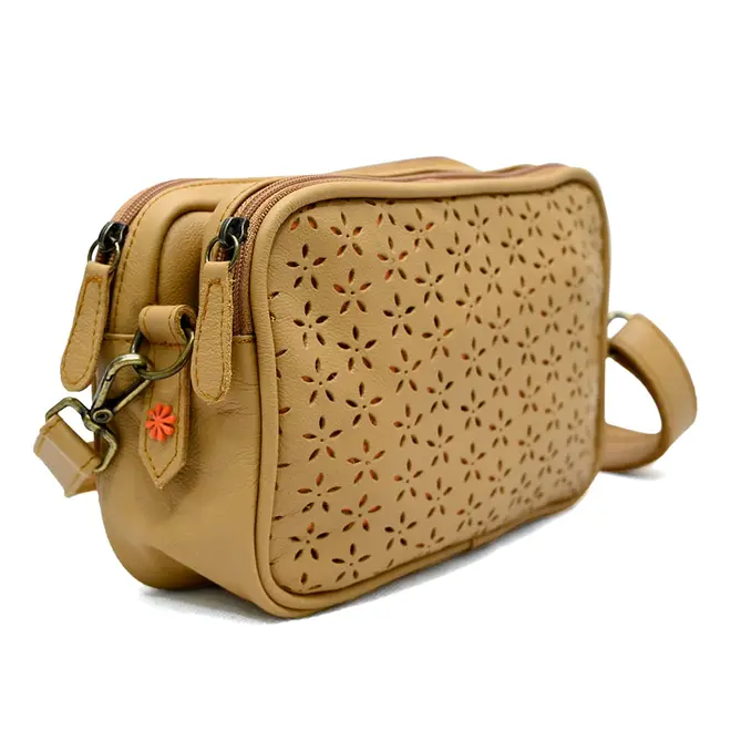Bolsa Shopper New Face Plume Nude Feminina