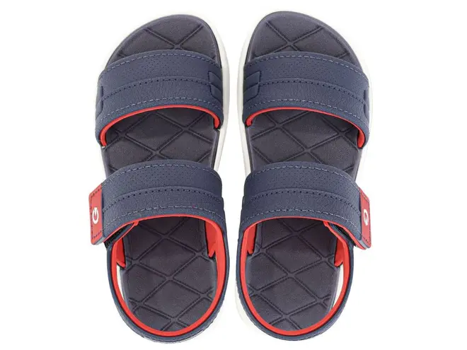 Sandália Flats Cartago Malva IV Azul e Vermelho Masculino