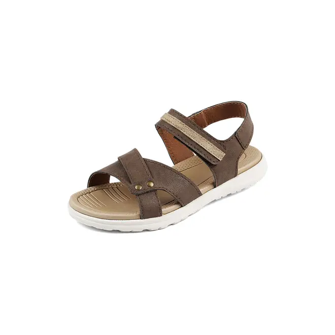 Sandália Flat Juvenil Masculina Itapuã - Marrom