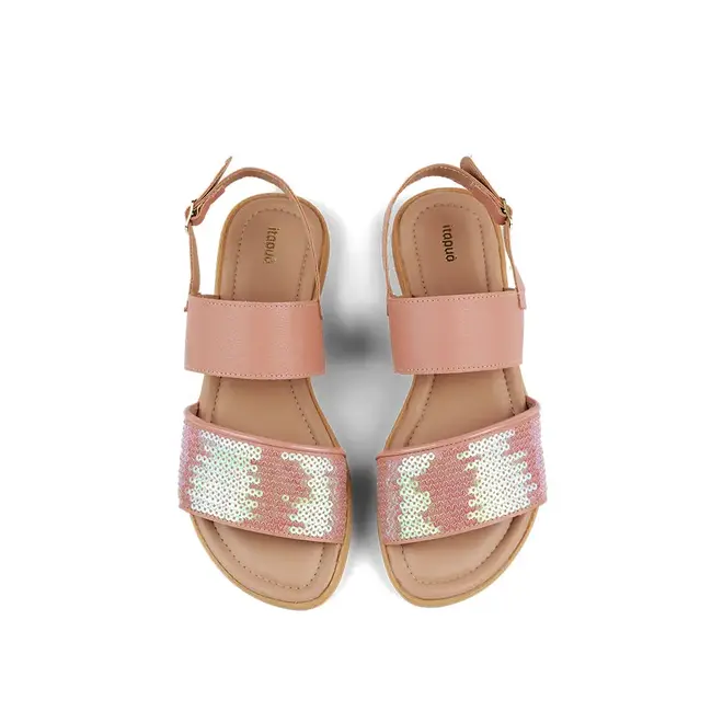 Sandália  Flat Juvenil Feminina Itapuã - Rosa