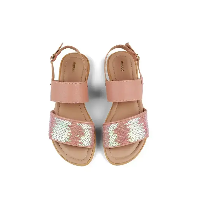 Sandália  Flat Juvenil Feminina Itapuã - Rosa
