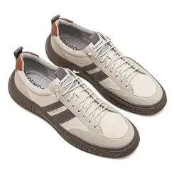 Sapatênis Casual Democrata Vibe Creme Masculino