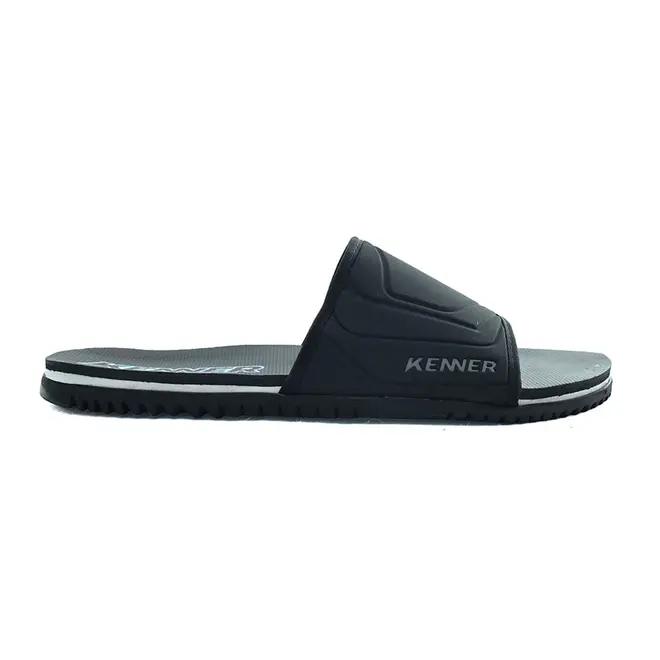 Chinelo Kenner Slide Go Preto e Cinza Masculino