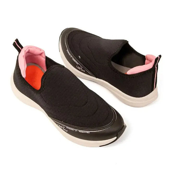 Tênis Kidy K360 Energy 2 Preto e Rosa Menina