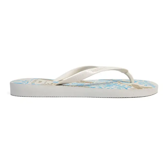 Chinelo Dedo Tropical Brasil Off White Feminino