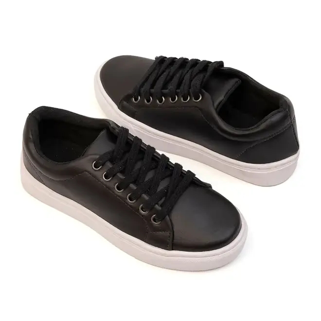 Tênis Casual Sola Caixa Gizelly Reis Preto Feminino