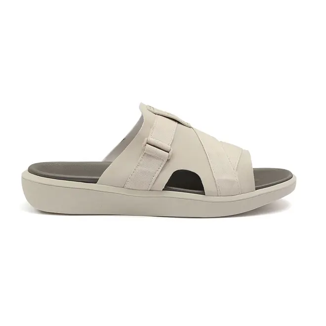 Chinelo Slide Itapuã Off White e Grafite Masculino