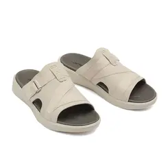 Chinelo Slide Itapuã Off White e Grafite Masculino