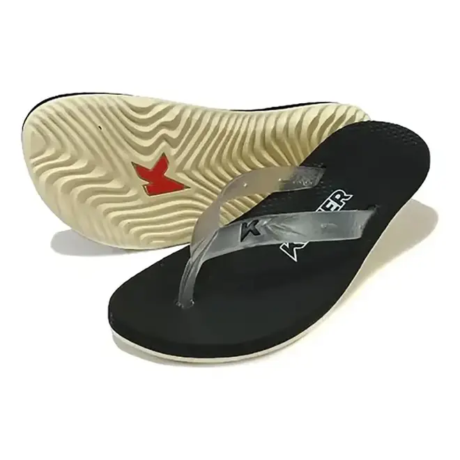 Chinelo Dedo Kenner Summer Lisa Preto e Cristal Feminino