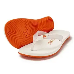 Chinelo Dedo Kenner Summer Lisa Branco e Cristal Feminino