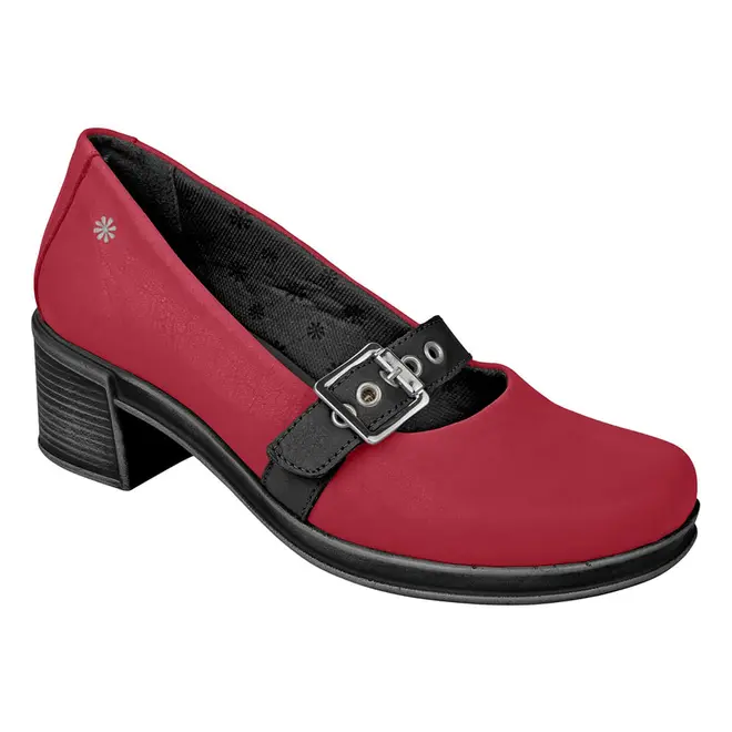 Sapato Scarpin New Face Tomate Feminino