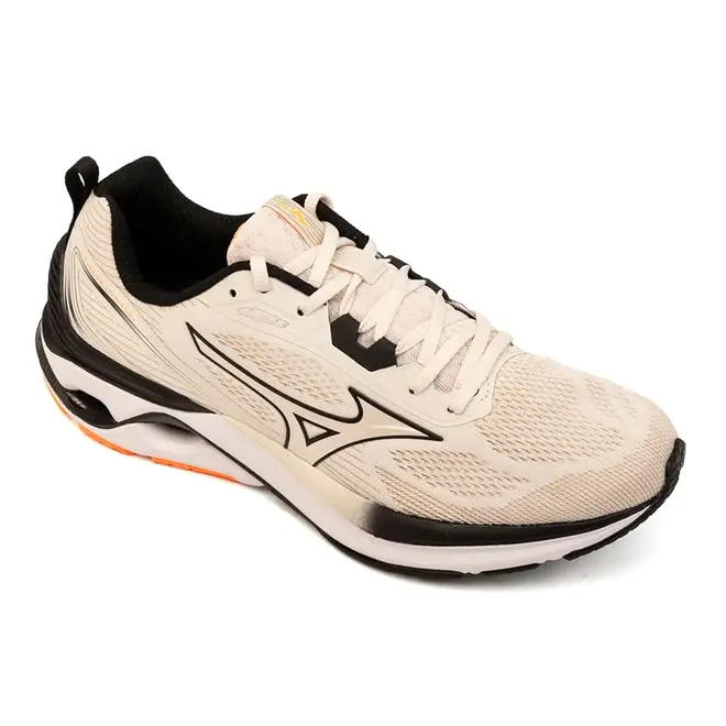Tênis de Treino Mizuno Wave Dynasty 7 Bege Masculino