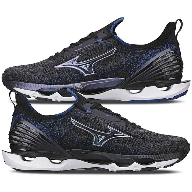 Tênis Esportivo Mizuno Endeavor 2 Chumbo e Azul Masculino