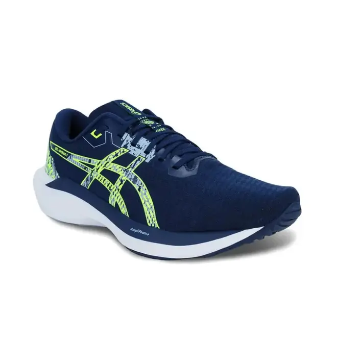 Tênis Esportivo Asics Gel-Shogun 7 Azul Escuro e Verde Masculino