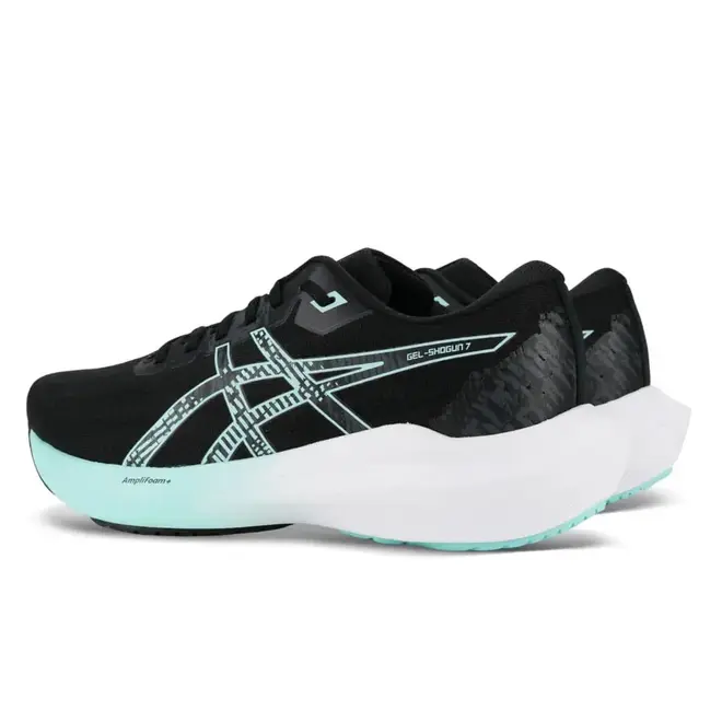 Tênis de Treino Asics Gel Shogun 7 Preto e Azul Feminino