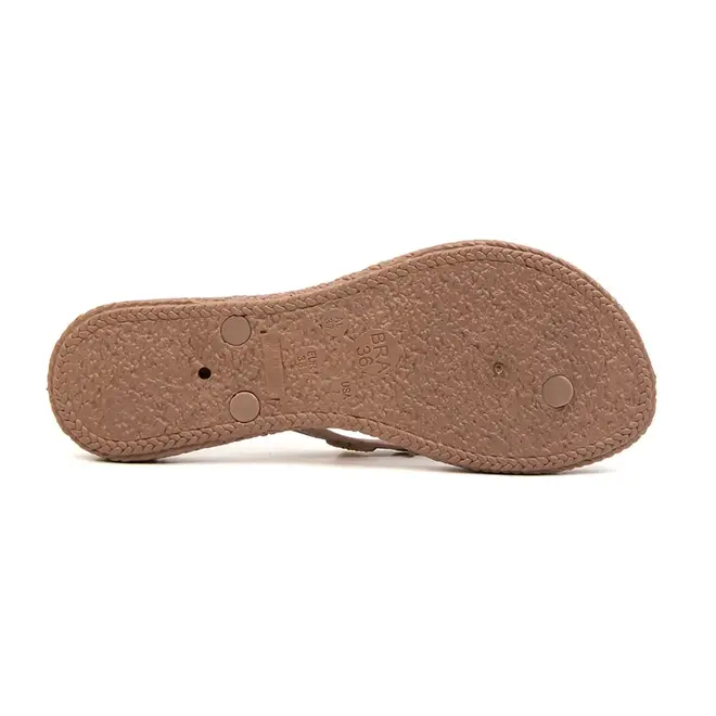 Chinelo Dedo Terra e Agua Taupe Feminino