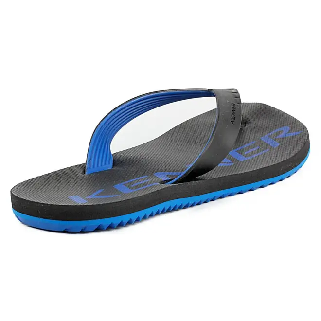 Chinelo Dedo Kenner Preto e Azul Masculino