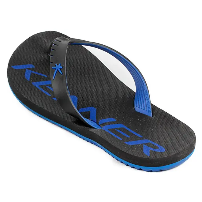 Chinelo Dedo Kenner Preto e Azul Masculino