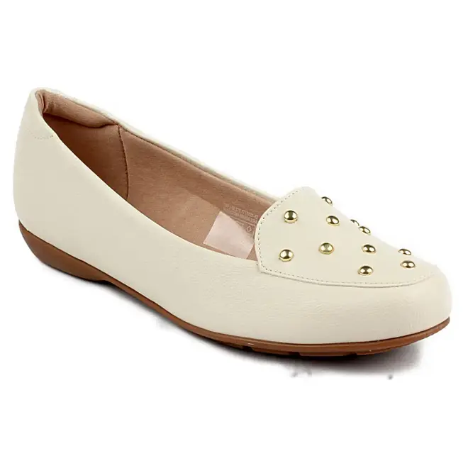 Sapato Mocassim Feminino Modare - Off White