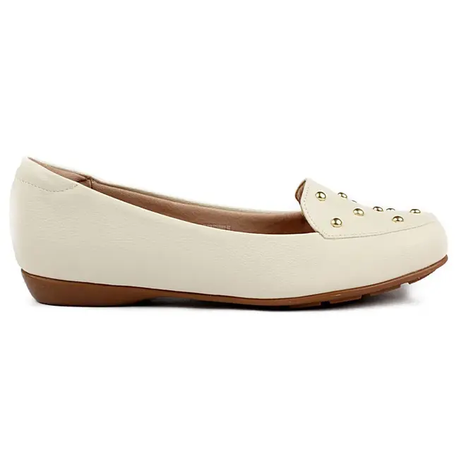 Sapato Mocassim Feminino Modare - Off White