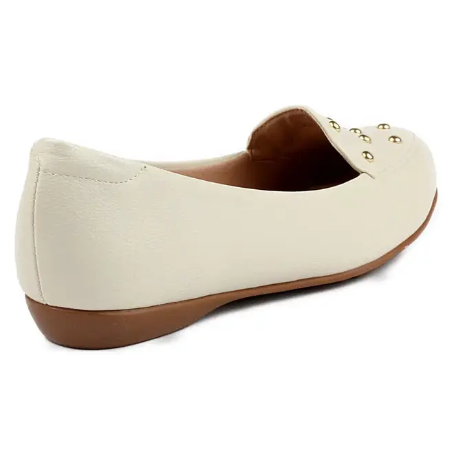 Sapato Mocassim Feminino Modare - Off White