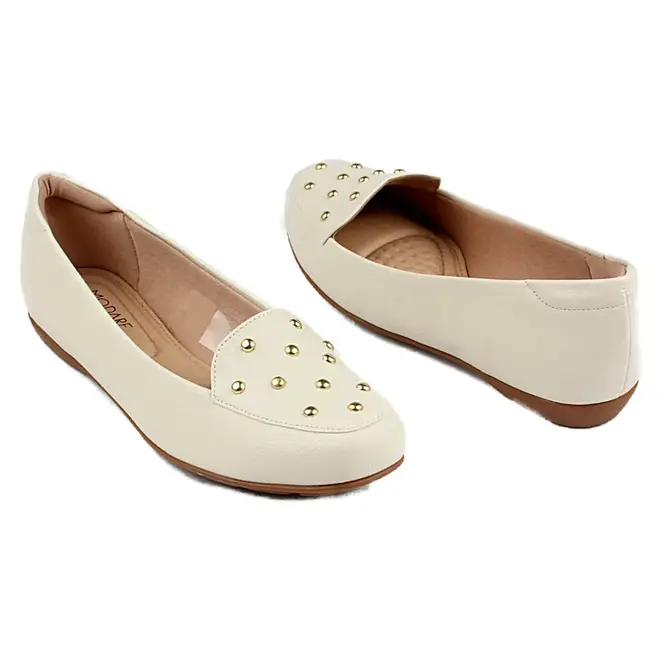 Sapato Mocassim Feminino Modare - Off White