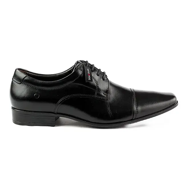 Sapato Democrata Social Cadarço Aspen Preto Masculino
