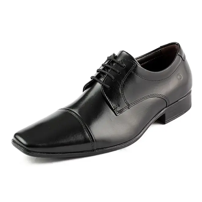Sapato Democrata Social Cadarço Aspen Preto Masculino
