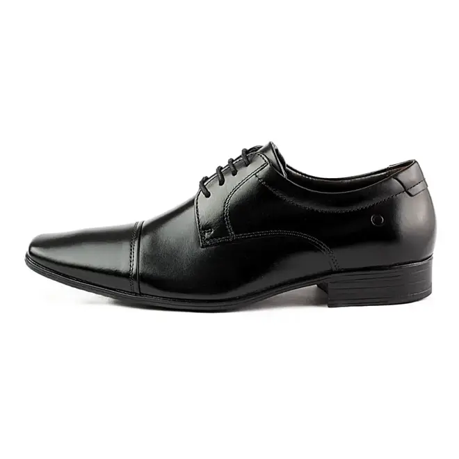 Sapato Democrata Social Cadarço Aspen Preto Masculino