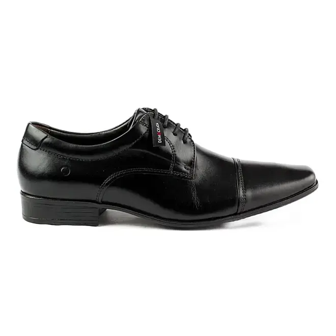 Sapato Democrata Social Cadarço Aspen Preto Masculino