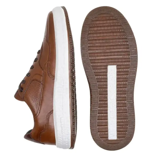 Tênis Casual Sola Caixa Democrata Drake Pulse Marrom Masculino