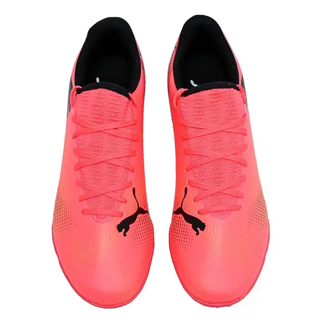 Chuteira Society Puma Future 7 Coral Masculina
