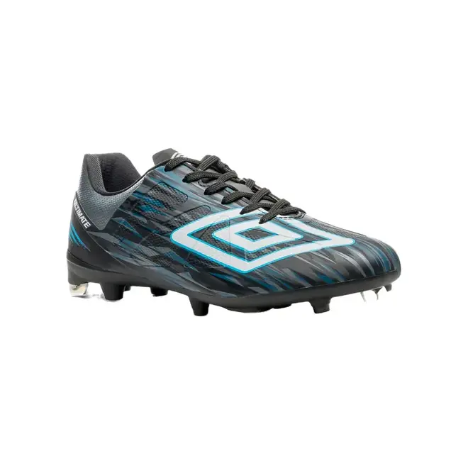 Chuteira Campo Umbro Ultimate Preta e Grafite Masculina