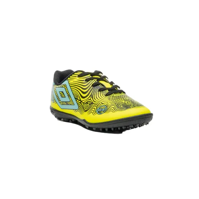Chuteira Society Umbro Orbit Jr Amarelo Limão e Preto Juvenil Masculino