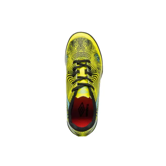 Chuteira Society Umbro Orbit Jr Amarelo Limão e Preto Juvenil Masculino