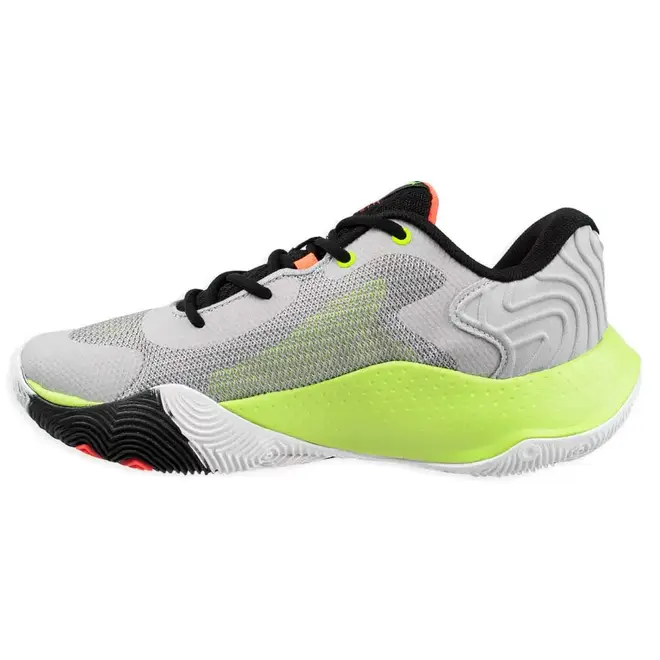 Tênis Esportivo Under Armour Buzzer 2 Cinza e Verde Masculino