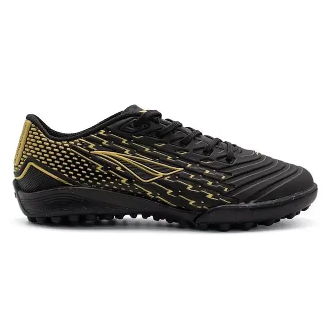Chuteira Society Penalty Garra Y-2.0 Preta e Dourada Masculina