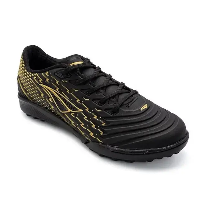 Chuteira Society Penalty Garra Y-2.0 Preta e Dourada Masculina