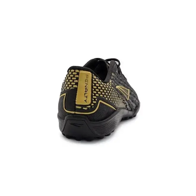 Chuteira Society Penalty Garra Y-2.0 Preta e Dourada Masculina