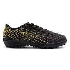 Chuteira Society Penalty Garra Y-2.0 Preta e Dourada Masculina