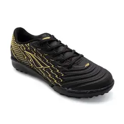 Chuteira Society Penalty Garra Y-2.0 Preta e Dourada Masculina