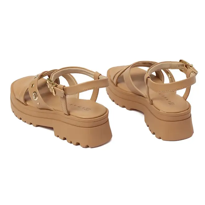 Rasteira Flatform Ramarim Caqui Feminino