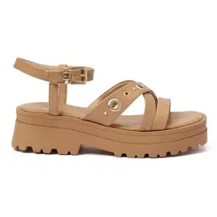 Rasteira Flatform Ramarim Caqui Feminino