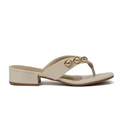 Tamanco Salto Ramarim Coconut Feminino