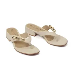 Tamanco Salto Ramarim Coconut Feminino