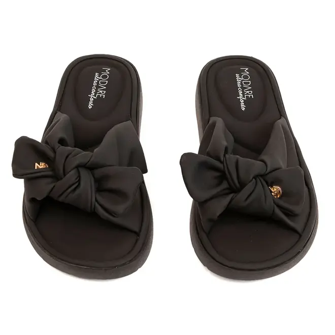 Tamanco Rasteira Modare Preto Feminino