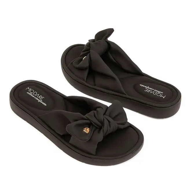 Tamanco Rasteira Modare Preto Feminino