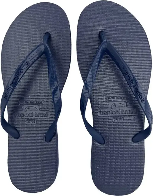 Chinelo Dedo Tropical Brasil Marinho Feminino